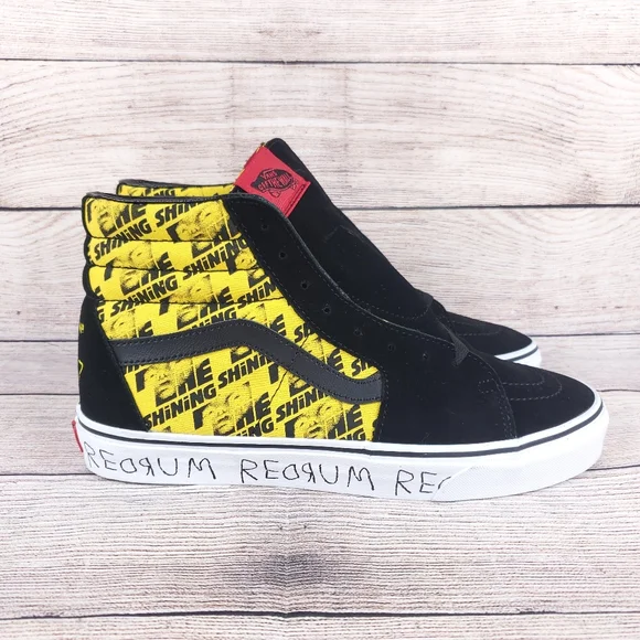 Vans Shoes New Vans The Shining Sk8 Hi Horror Pack Yellow